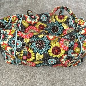 Vera Bradley floral duffle bag